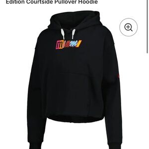 NBA Black Miami Heat Streetwear Hoodie Women’s M